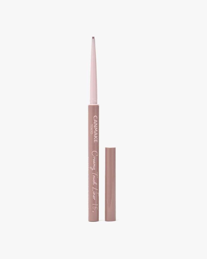 CANMAKE Creamy Touch Liner - Smooth Waterproof Eyeliner Pencil for Long-Lasting Eye Makeup | Perfect for Daily Use, Parties & Special Occasions