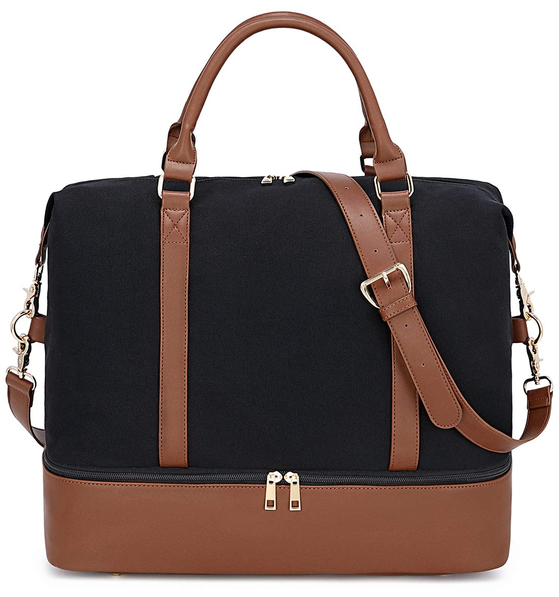 BLUBOON Women's Travel Weekender Bag - Carry-On Tote with Shoe Compartment & Duffle Overnight Bag for Gym, Work, Weekend Getaways & Air Travel