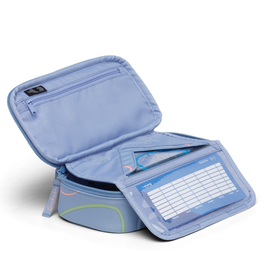 Satch Premium Pencil Case - Vivid Blue School & Office Supplies Organizer for Students, Artists & Professionals - Perfect for Backpacks, Desks & Travel