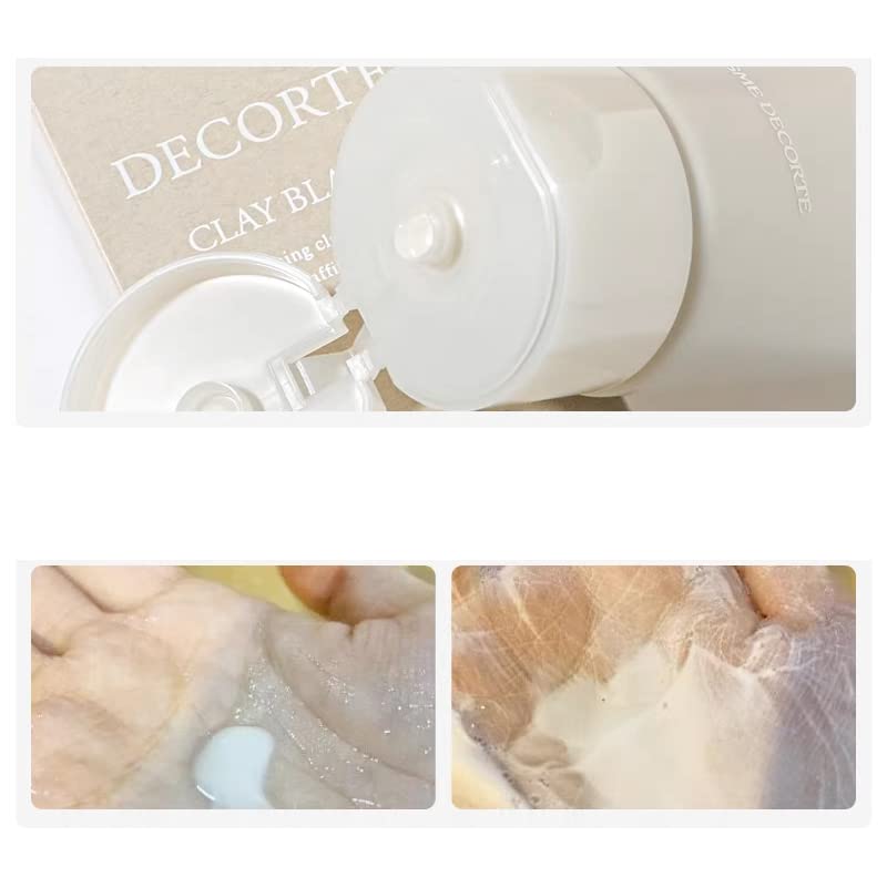 1 PC White Clay Facial Cleanser - Deep Pore Cleansing, Oil & Dirt Removal for Smooth Skin, 160ml / 6 OZ - Perfect for Daily Skincare & Acne-Prone Skin