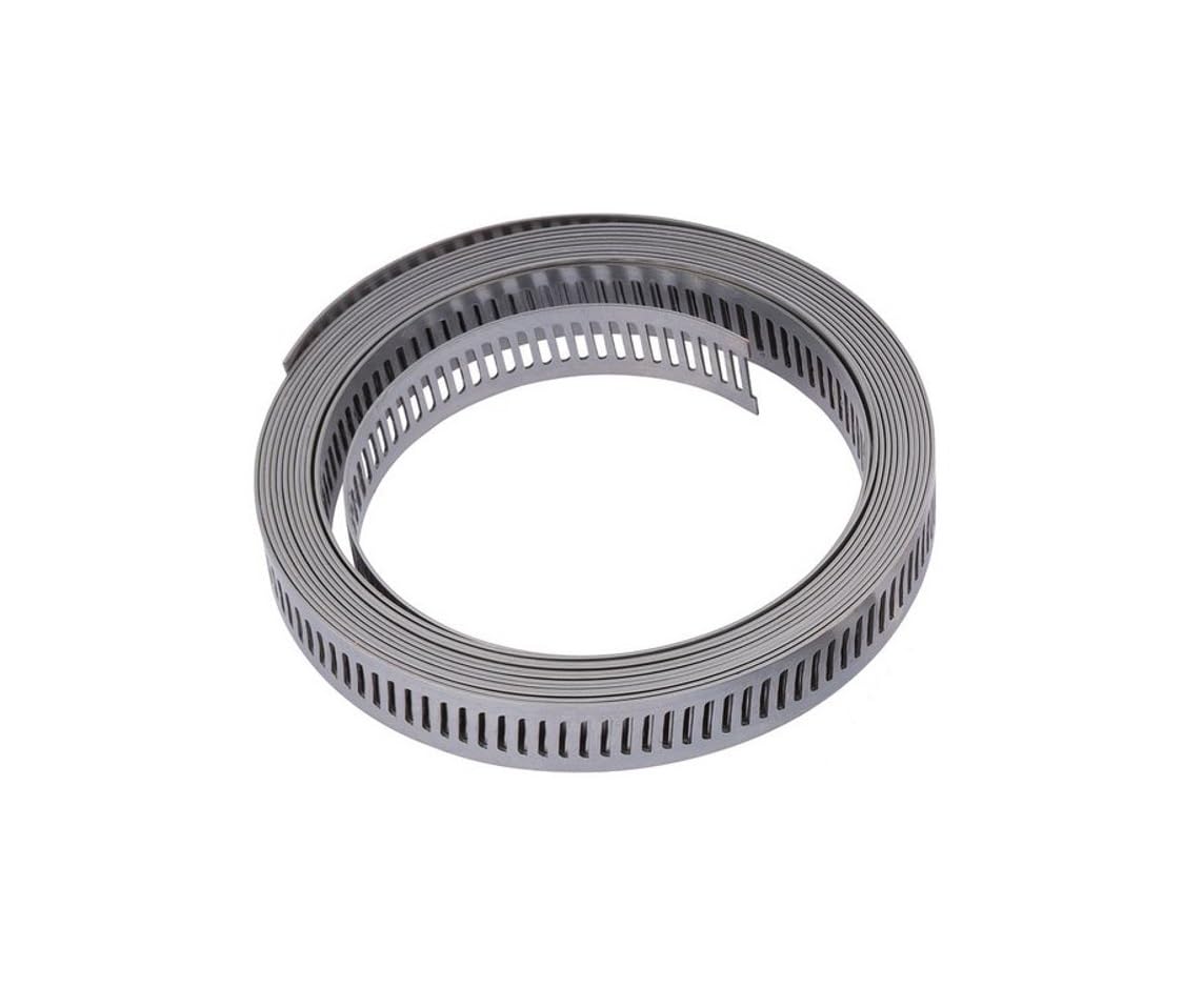 Draper 55592 Wide Hose Clamp Set - 12mm Heavy Duty Stainless Steel Clamps (Blue) for Automotive, Plumbing & Marine Applications
