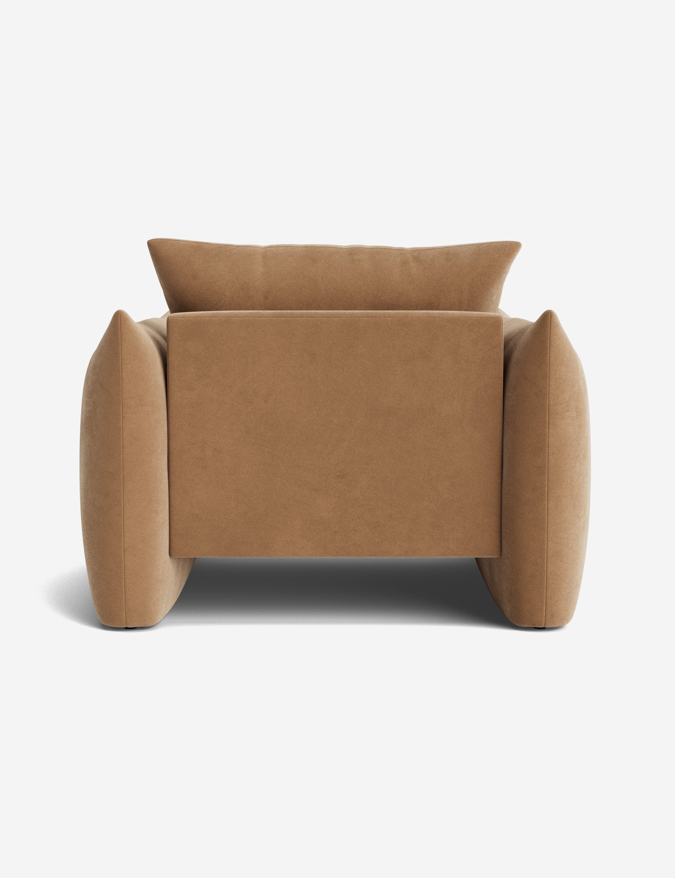 Modern Banks Accent Chair - Mid-Century Inspired Upholstered Armchair for Living Room, Bedroom & Office - Stylish Home Decor with Wooden Legs & Comfortable Cushioning