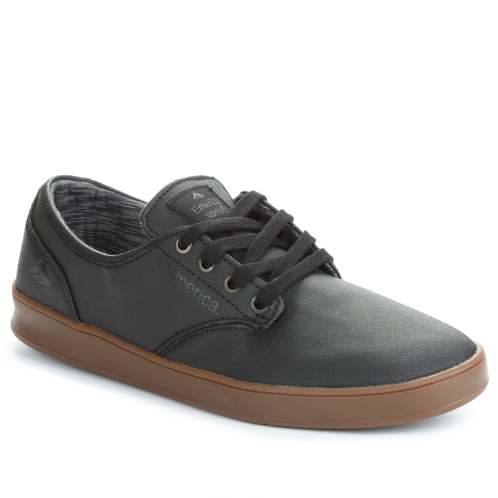 Emerica Romero Laced Skate Shoes for Men - Black/Grey/Gum Colorway - Durable & Comfortable for Street Skating & Casual Wear