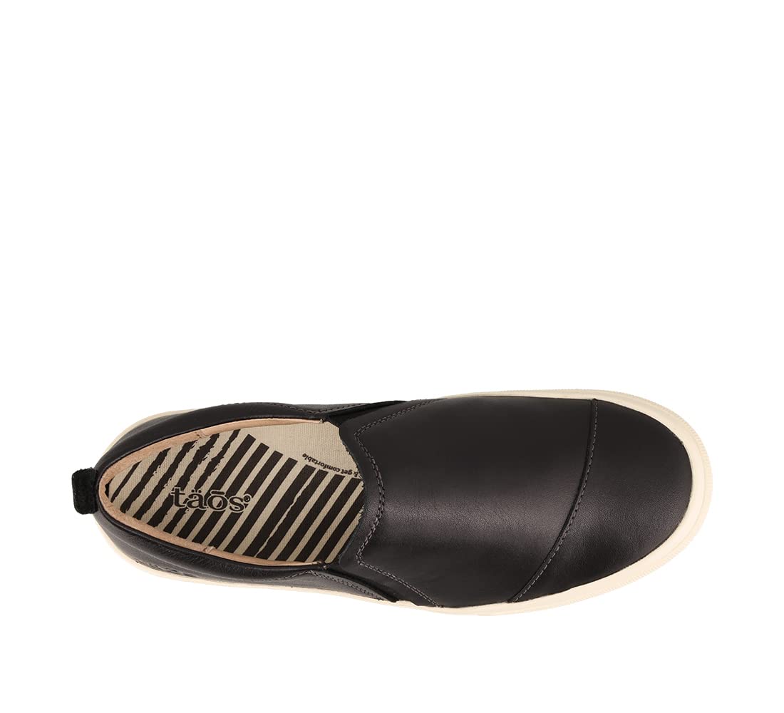 Taos Twin Gore Lux Slip-On Sneakers - Premium Leather Slip On Shoes with Arch Support & Removable Cushioned Footbed for All-Day Comfort - Perfect for Walking, Travel & Casual Wear