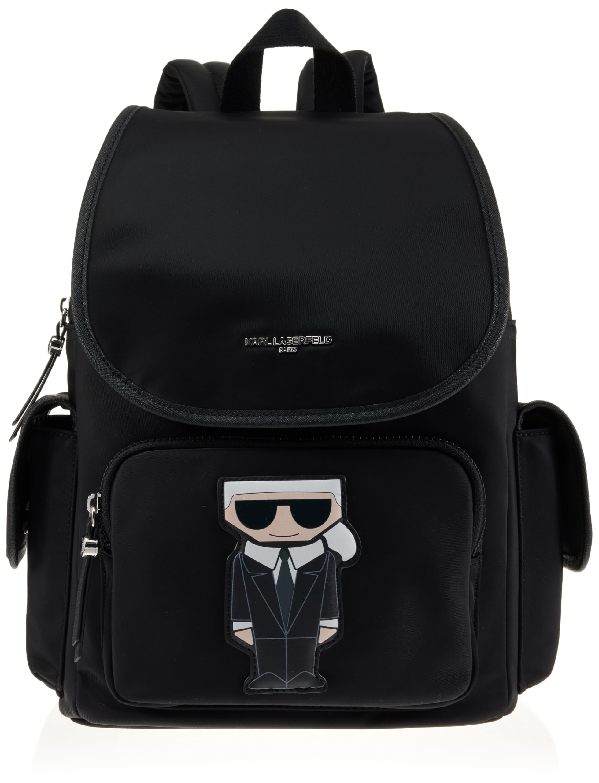 Karl Lagerfeld Paris Amour Small Backpack for Women - Stylish Black & Multicolor Crossbody Bag | Perfect for Travel, Work & Everyday Use
