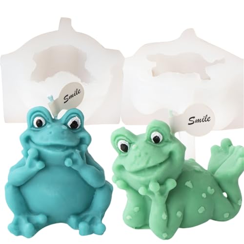 2 Pcs Frog Candle Mold-Set A