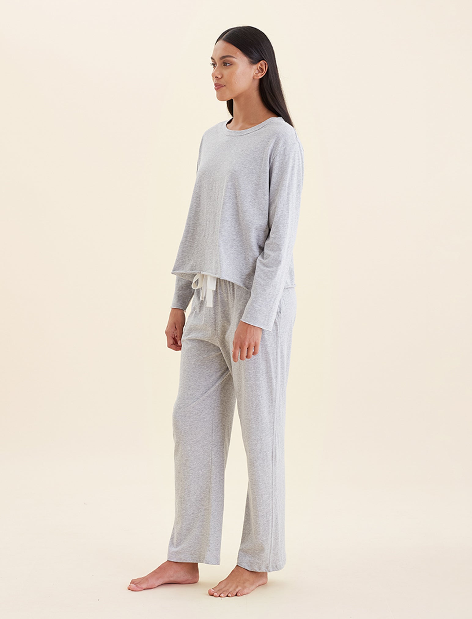 Jada Organic Cotton Boxy Long Sleeve T-Shirt for Women | Soft & Comfortable Casual Top | Perfect for Layering, Everyday Wear & Boho Outfits