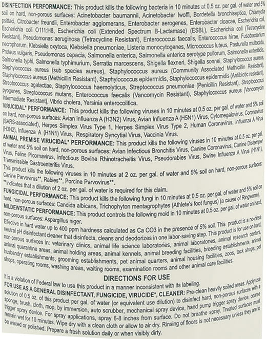 D256 Disinfectant - 1 Gallon | EPA Approved, Kills 99.9% Germs & Viruses | Ideal for Home, Office & Commercial Cleaning