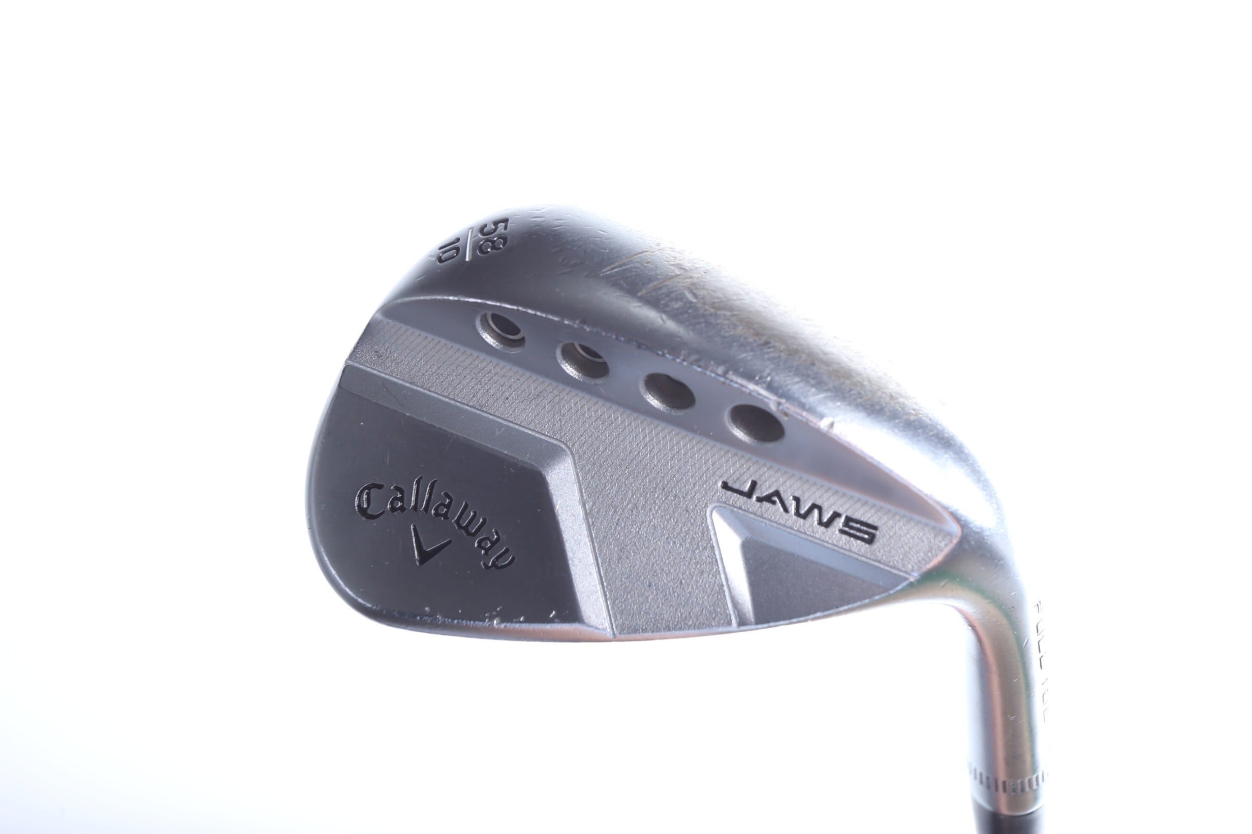 Used Callaway JAWS Full Toe Chrome Lob Wedge 58° Stiff Flex Right Hand Golf Club - Perfect for Short Game Shots, Chipping & Bunker Play