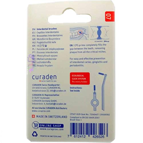 Curaprox Prime Red CPS07 Ultra Soft Toothbrush - Gentle Dental Care for Sensitive Teeth & Gums | Perfect for Travel & Daily Oral Hygiene Routine
