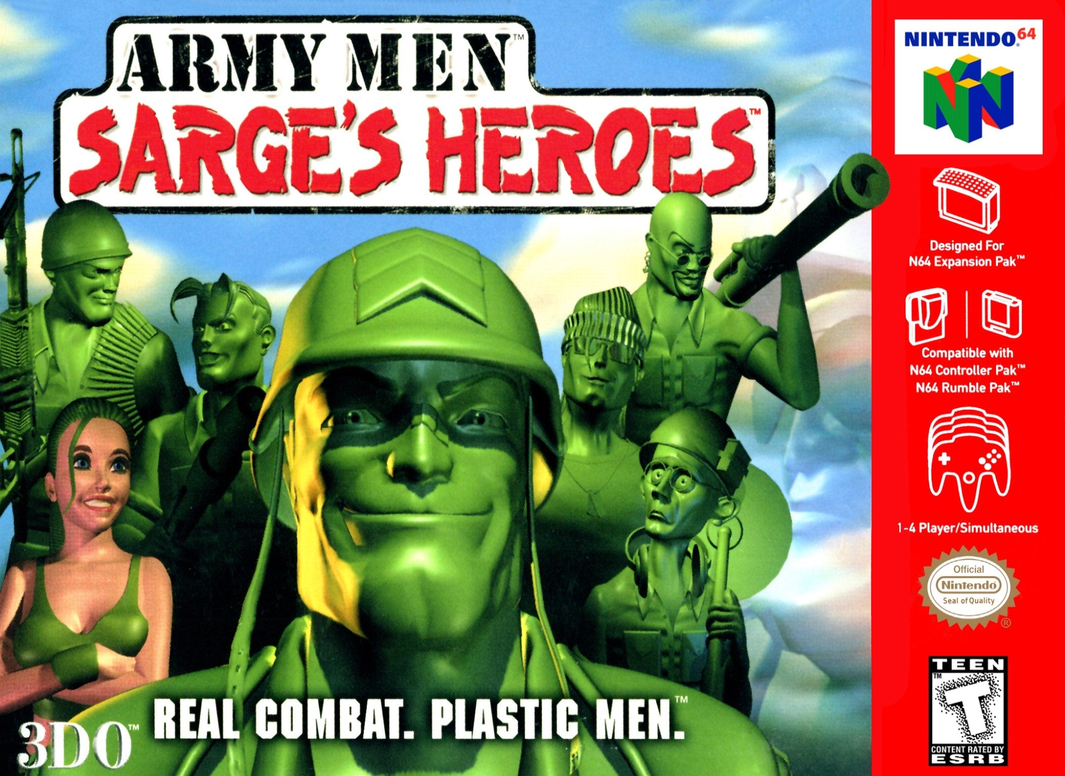Army Men Sarge's Heroes - Classic Military Action Figures for Kids & Collectors | Perfect for War Games, Toy Soldier Battles & Display Collections