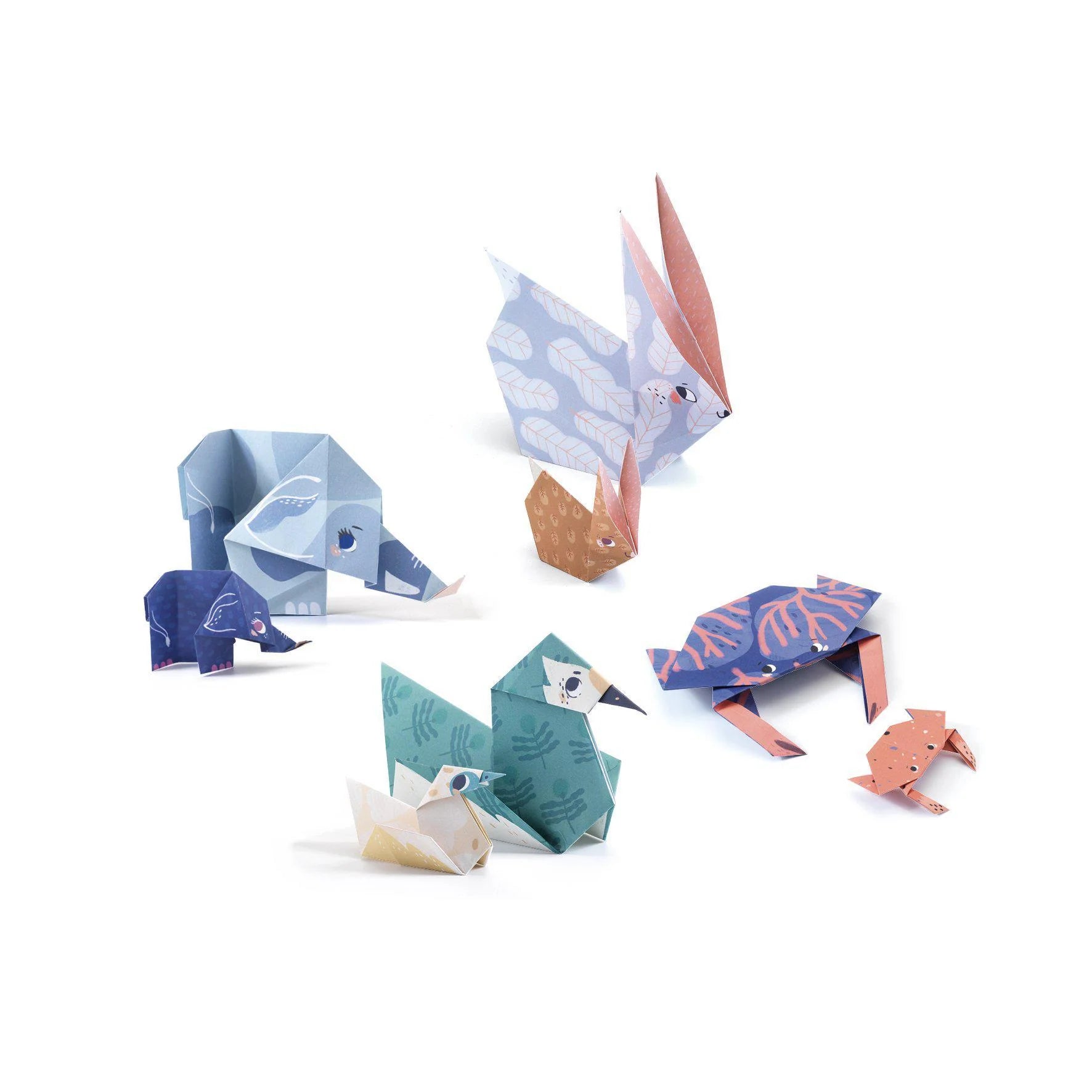 Djeco Easy Origami Kit for Beginners - Fun Family Activity with 30 Animal Paper Folding Projects | Perfect for Kids Arts & Crafts, Classroom Activities, and Creative Gift Ideas
