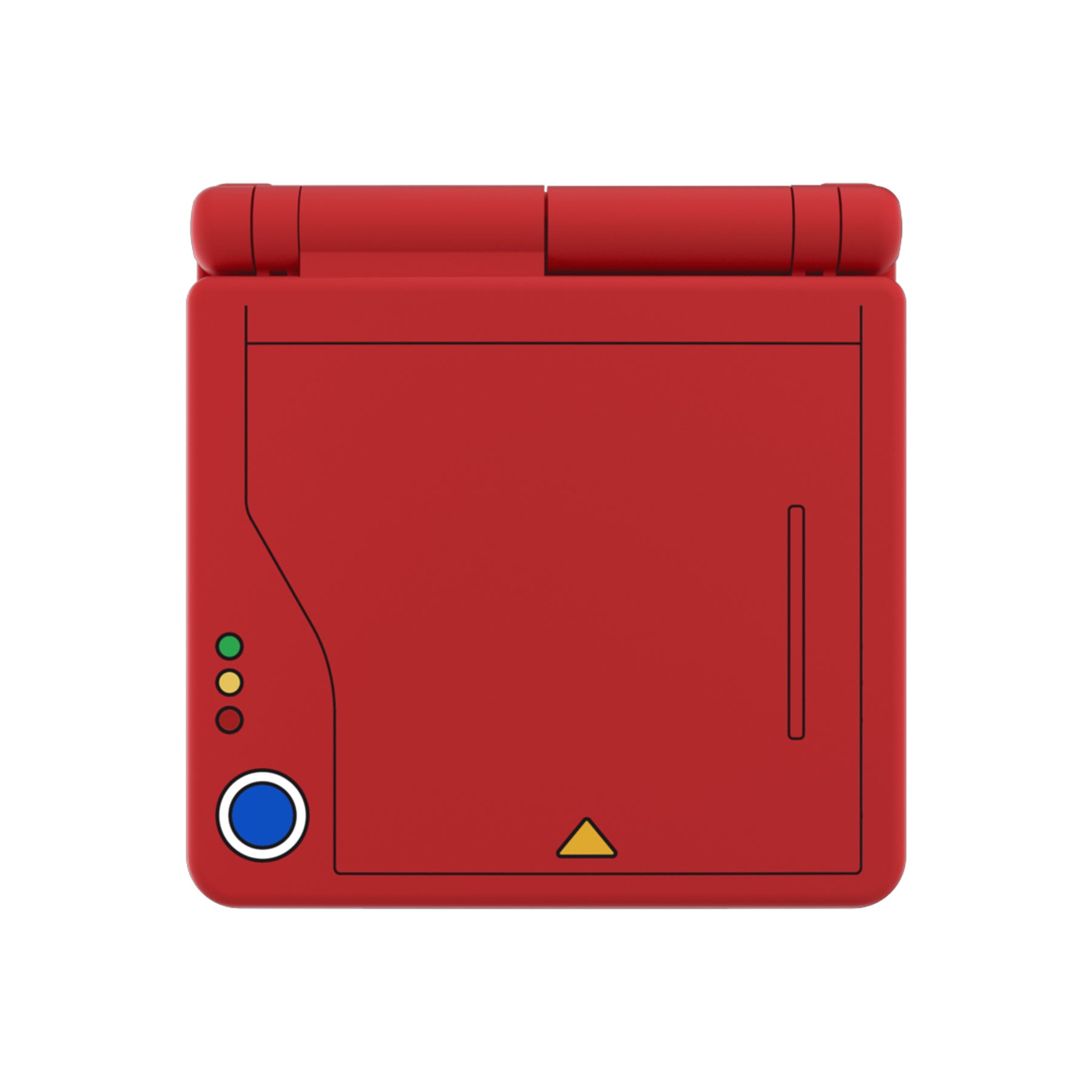 eXtremeRate IPS Ready Upgraded Monster Index Shell for Gameboy Advance SP GBA SP - Custom Replacement Housing Compatible with IPS & Standard LCD Screens - Perfect for Gaming Enthusiasts & Retro Console Modding (Console & Screen Not Included) ASPY002