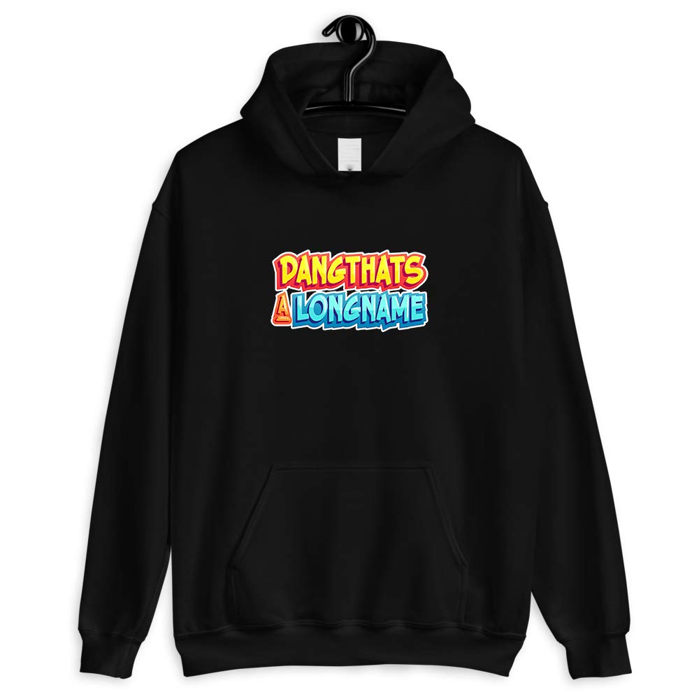 Dangthatsalongname Logo T-Shirt for Men, Women & Kids - Youth & Adult Sizes - Birthday Gift Tee - Long Sleeve, Hoodie & Sweatshirt Options - Perfect for Casual Wear, Gifting & Everyday Outfits