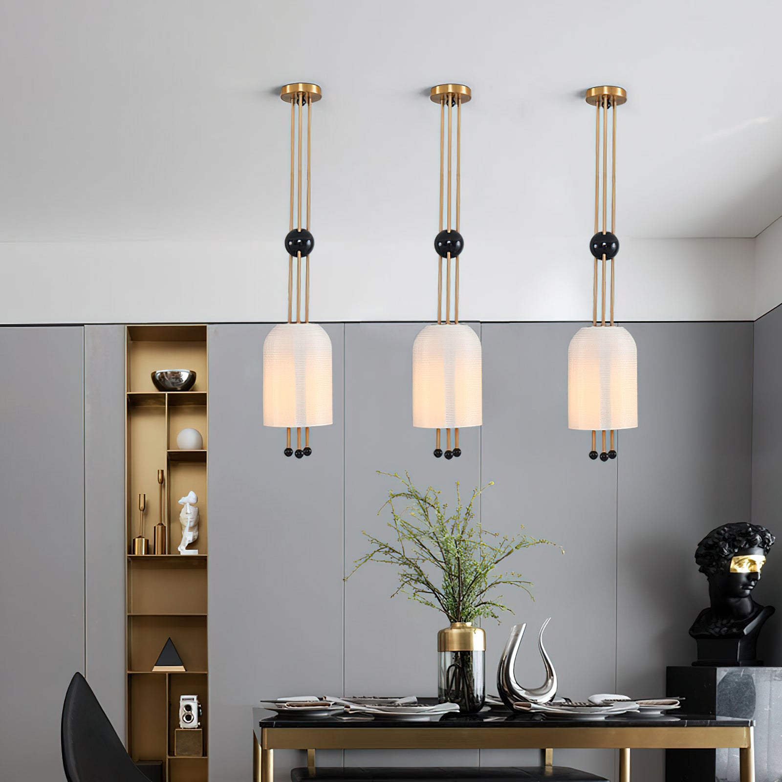 Bertha Pendant Light - Modern Hanging Ceiling Lamp for Kitchen Island, Dining Room & Bedroom | Dimmable LED Lighting Fixture