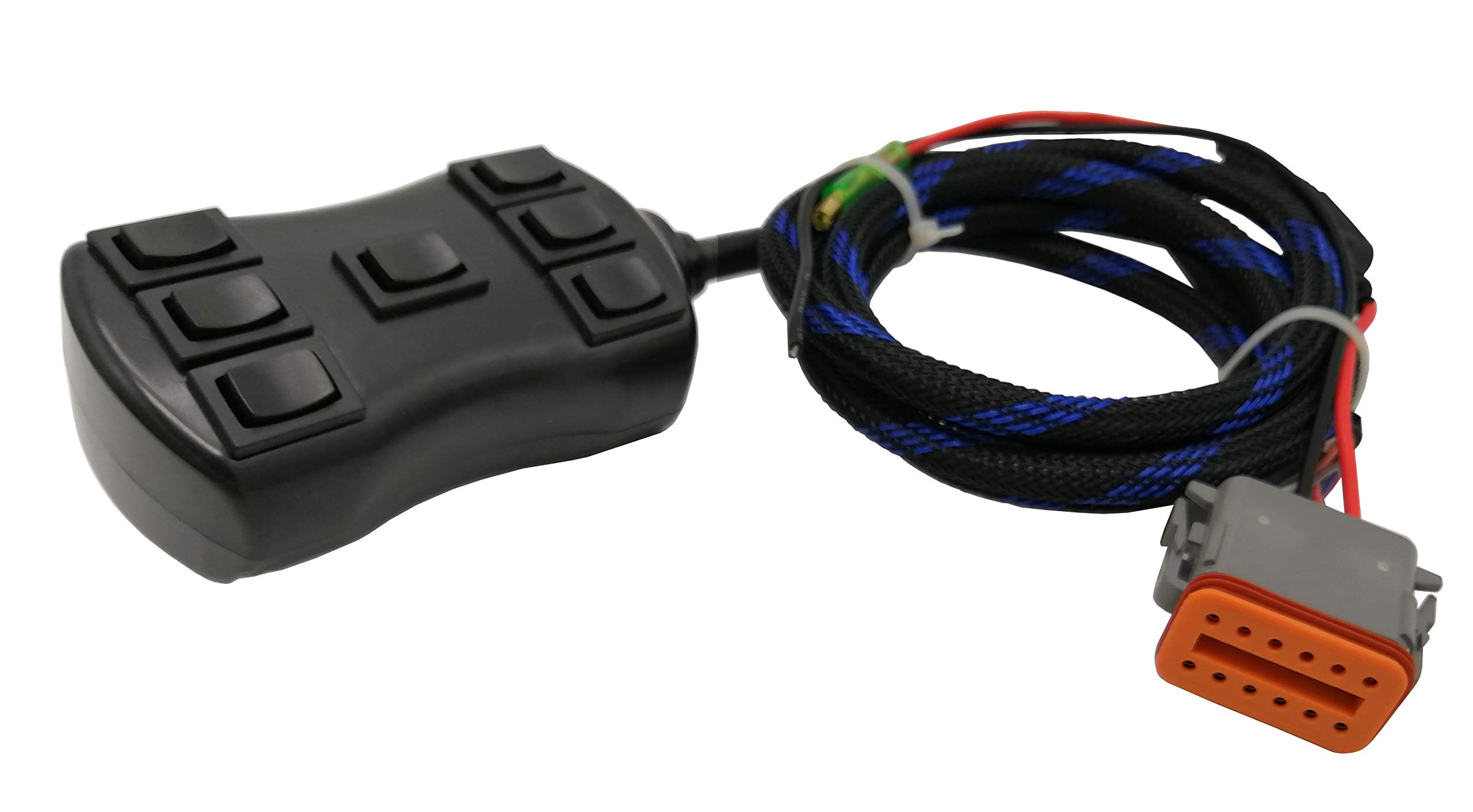 7 Rocker Switch Air Suspension Controller Box for 4 Corner Air Ride System with 10ft Wires - Perfect for Car, Truck & SUV Custom Air Suspension Installation & Adjustment