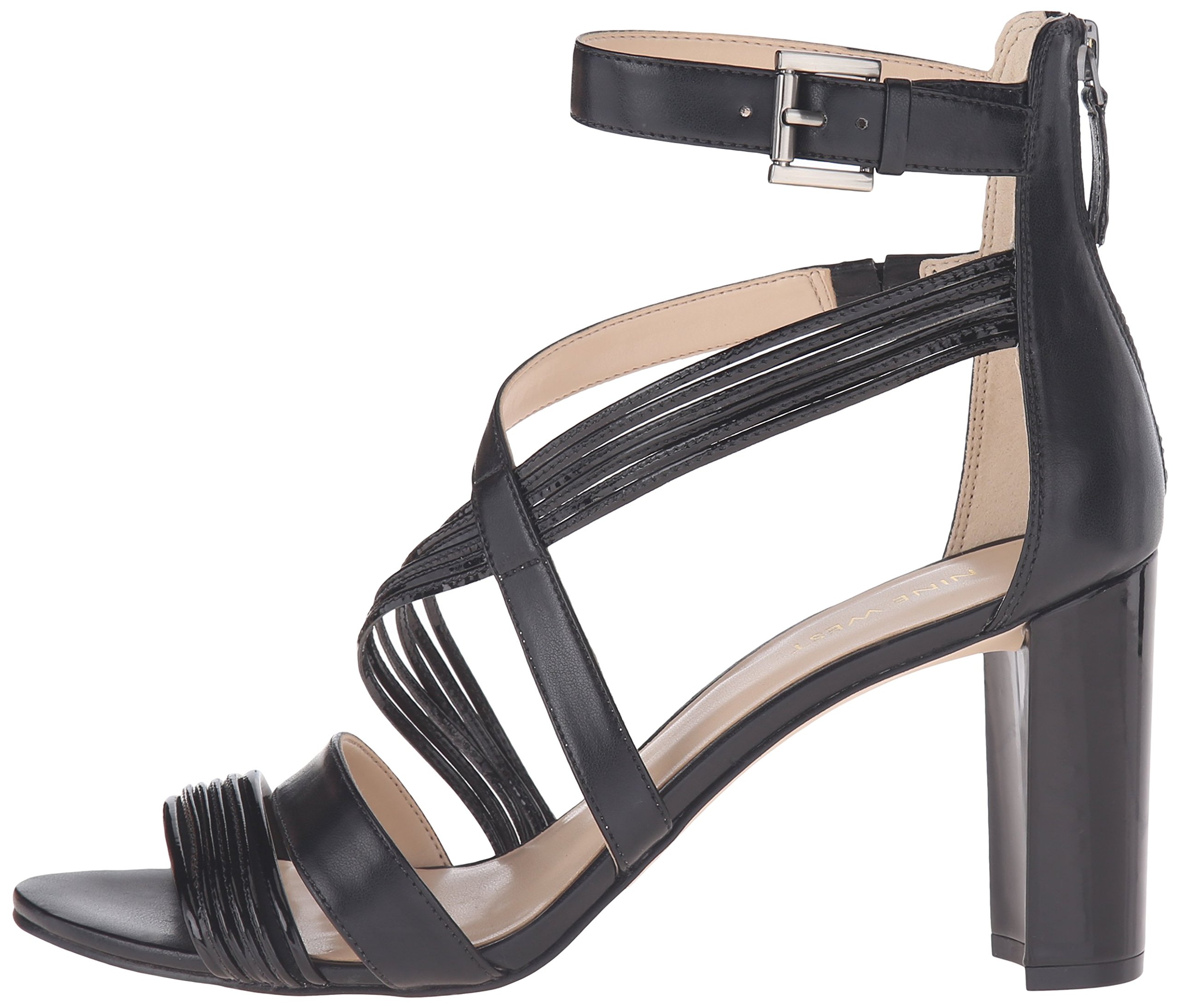 Nine West Women's Norita Synthetic Dress Sandals - Comfortable & Stylish Heeled Sandals for Weddings, Parties & Summer Outfits
