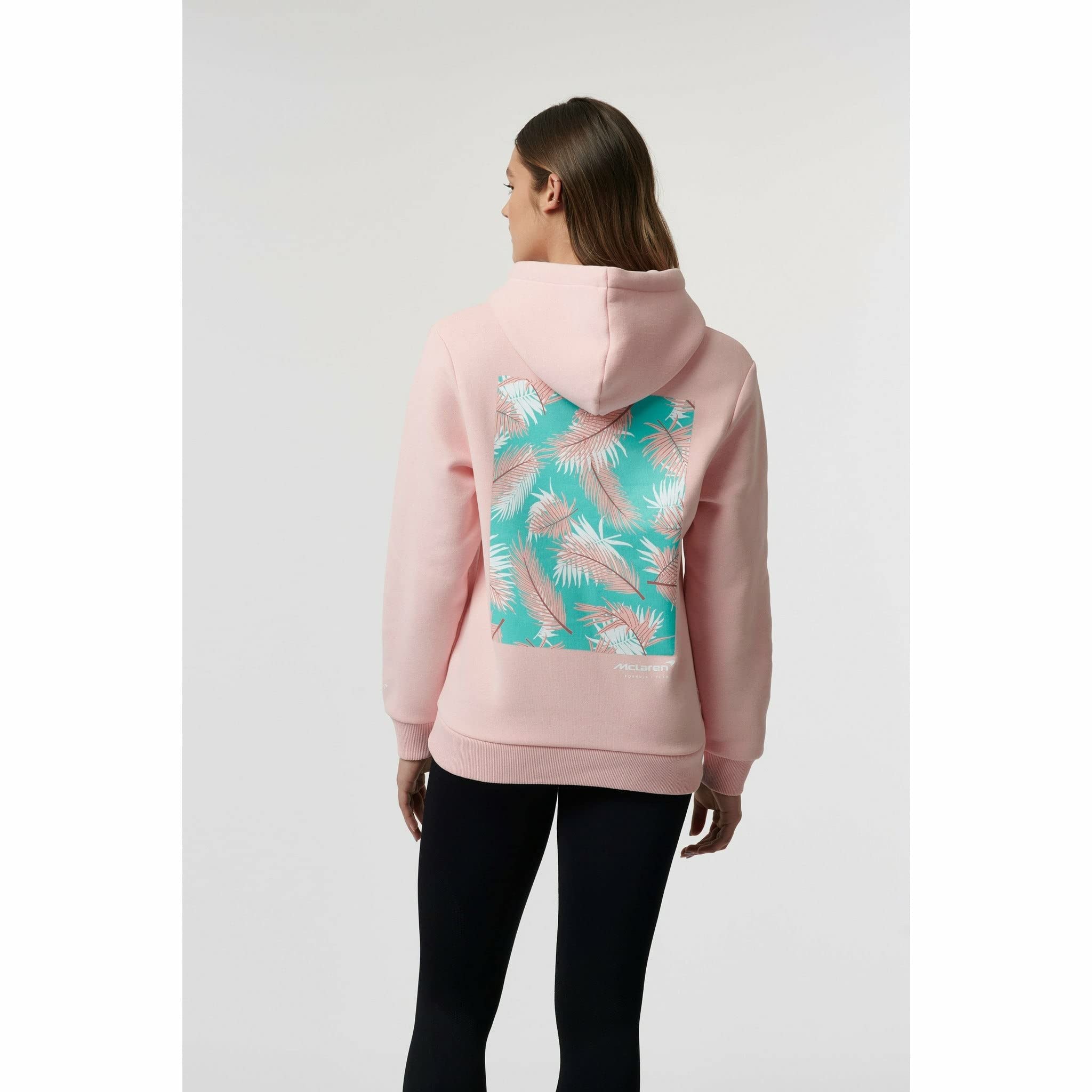 McLaren F1 Women's Miami Palm Graphic Hoodie - Stylish Streetwear for Racing Fans | Perfect for Casual Outfits, Sports Events & Everyday Wear