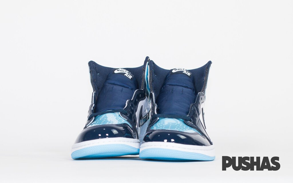 Air Jordan 1 'UNC' Patent Leather Women's Basketball Shoes - New Release for Casual Wear & Street Fashion