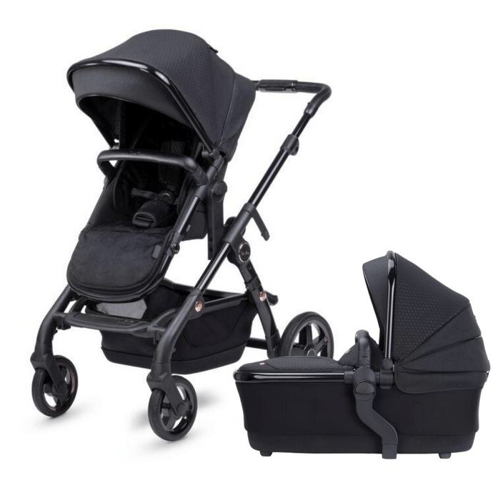 Silver Cross Wave 2022 Luxury Double Stroller for Twins - Lightweight Compact Foldable Design Perfect for Travel, Shopping & Daily Use