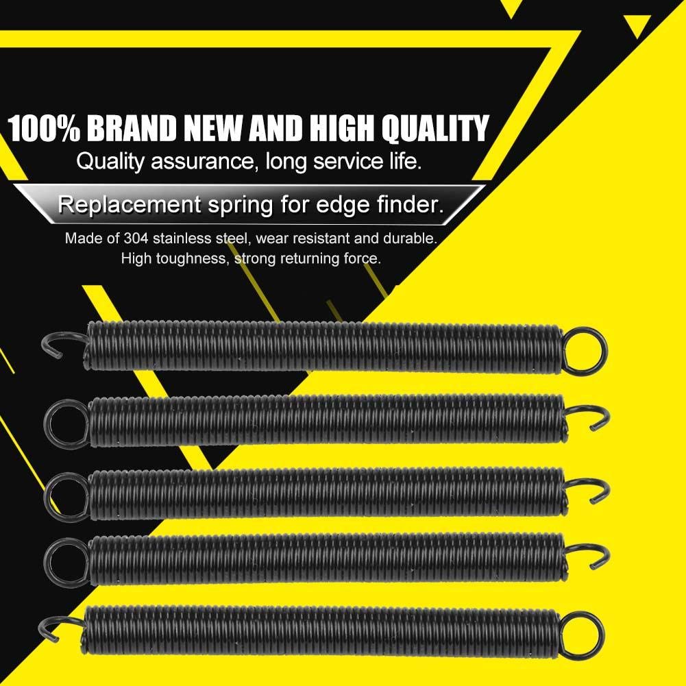 5Pcs 0.6mm x 4mm x 50mm Extension Tension Springs - Finder Loop Spring Assortment Kit for Electronics, DIY Projects & Mechanical Repairs - Perfect for Small Appliances, Toys and Industrial Equipment
