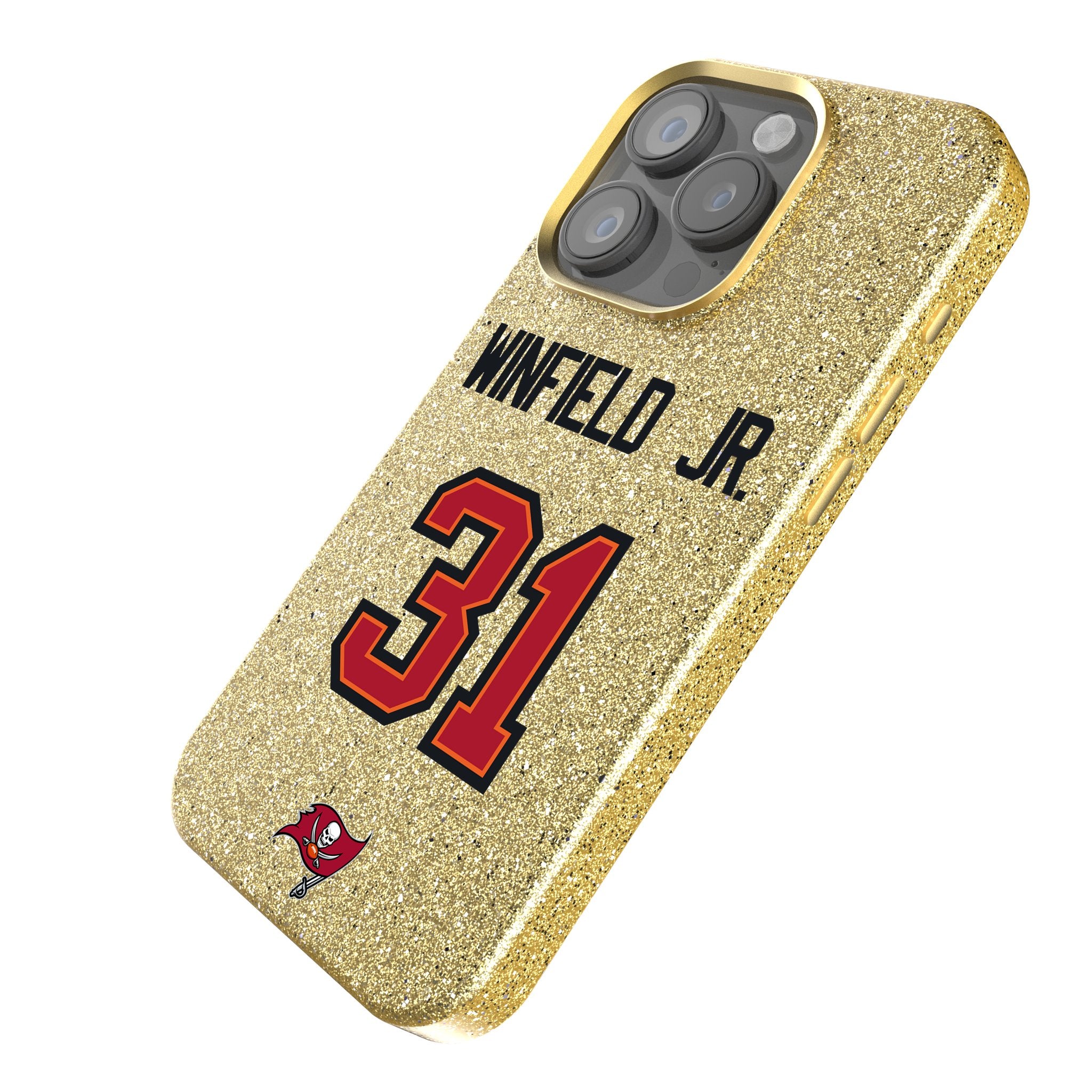 Antoine Winfield Jr. Tampa Bay Buccaneers 31 Glitter Rhinestone Phone Case for iPhone & Samsung - Perfect for Game Day & NFL Fans