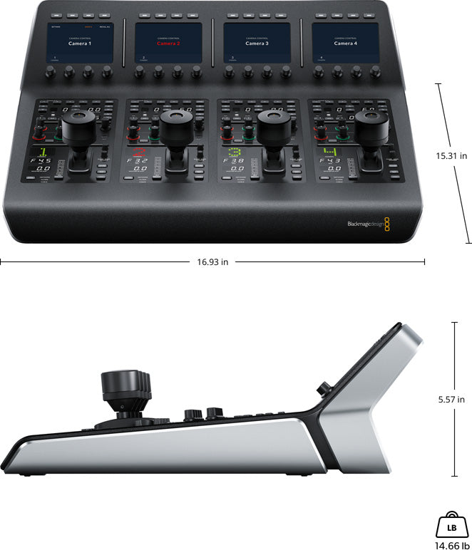 ATEM Camera Control Panel - Professional Live Streaming & Video Production Equipment for YouTube, Twitch, and Broadcast Studios | Perfect for Multi-Camera Setups, Church Live Streams, and Event Productions
