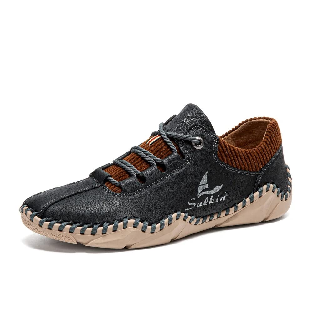 Men's Casual Sneakers - Breathable Lace-Up & Slip-On Loafers for Work, Driving & Daily Wear | Comfortable Oxford Shoes for Men | Perfect for Office, Travel & Outdoor Activities