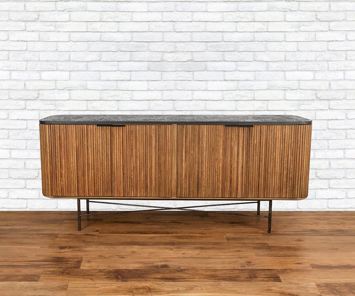 Taavi Large Sideboard - Modern Wood Buffet Cabinet with 4 Doors & 2 Drawers - Perfect for Dining Room Storage & Living Room Organization