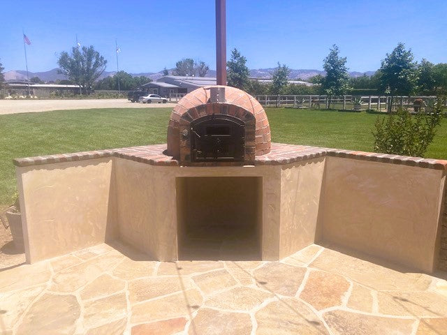 Premium Rustic Lisboa Wood Fired Pizza Oven – Best Seller for Outdoor Cooking, Backyard Parties & Authentic Italian Pizza Making