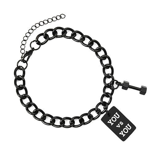 Dumbbell Inspirational Bracelets
