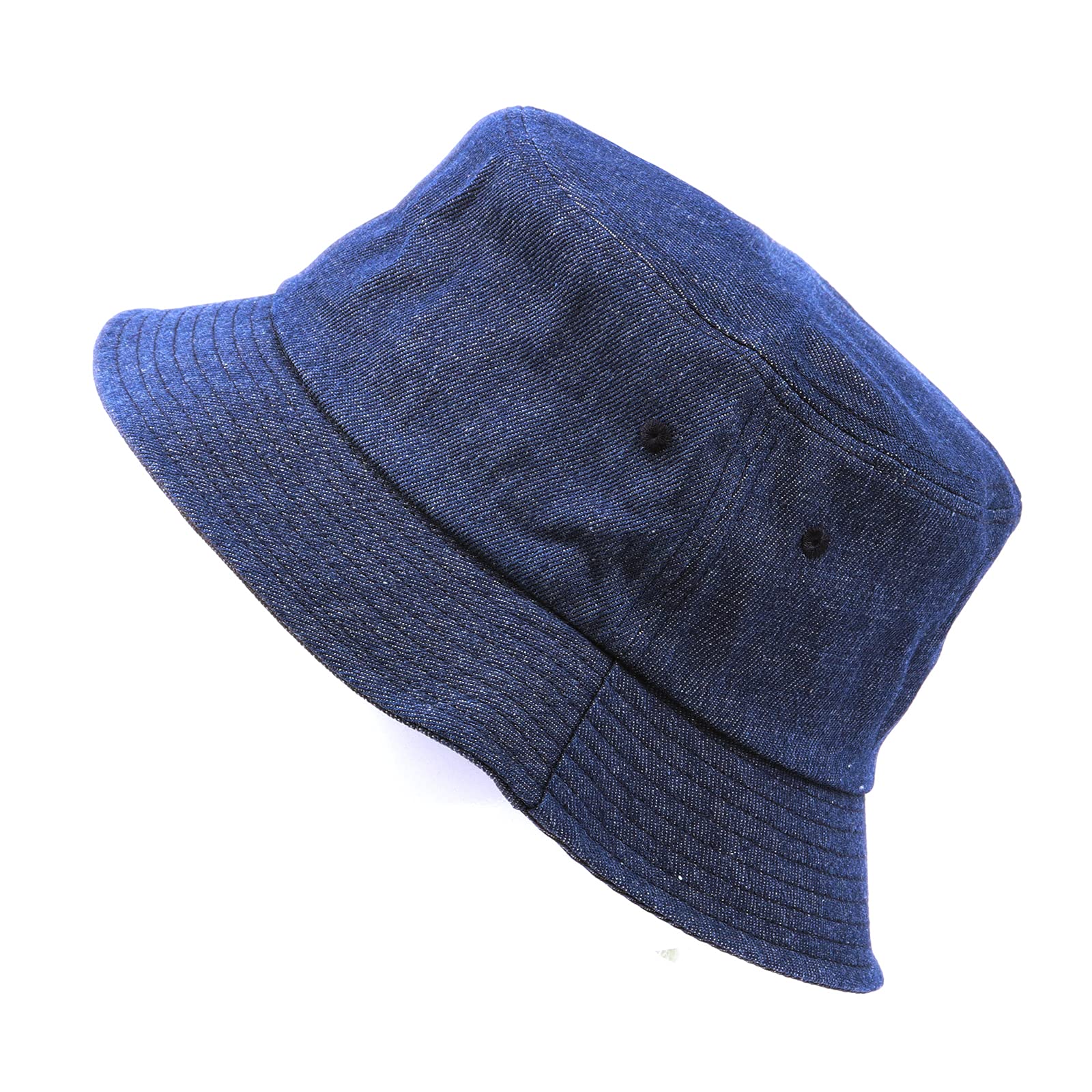 Zylioo XX-Large Denim Bucket Sun Hat for Women - Oversized Packable Fisherman Hat with Adjustable Drawstring, Foldable Jean Summer Beach Hat - Perfect for Travel, Vacation, and Outdoor Activities
