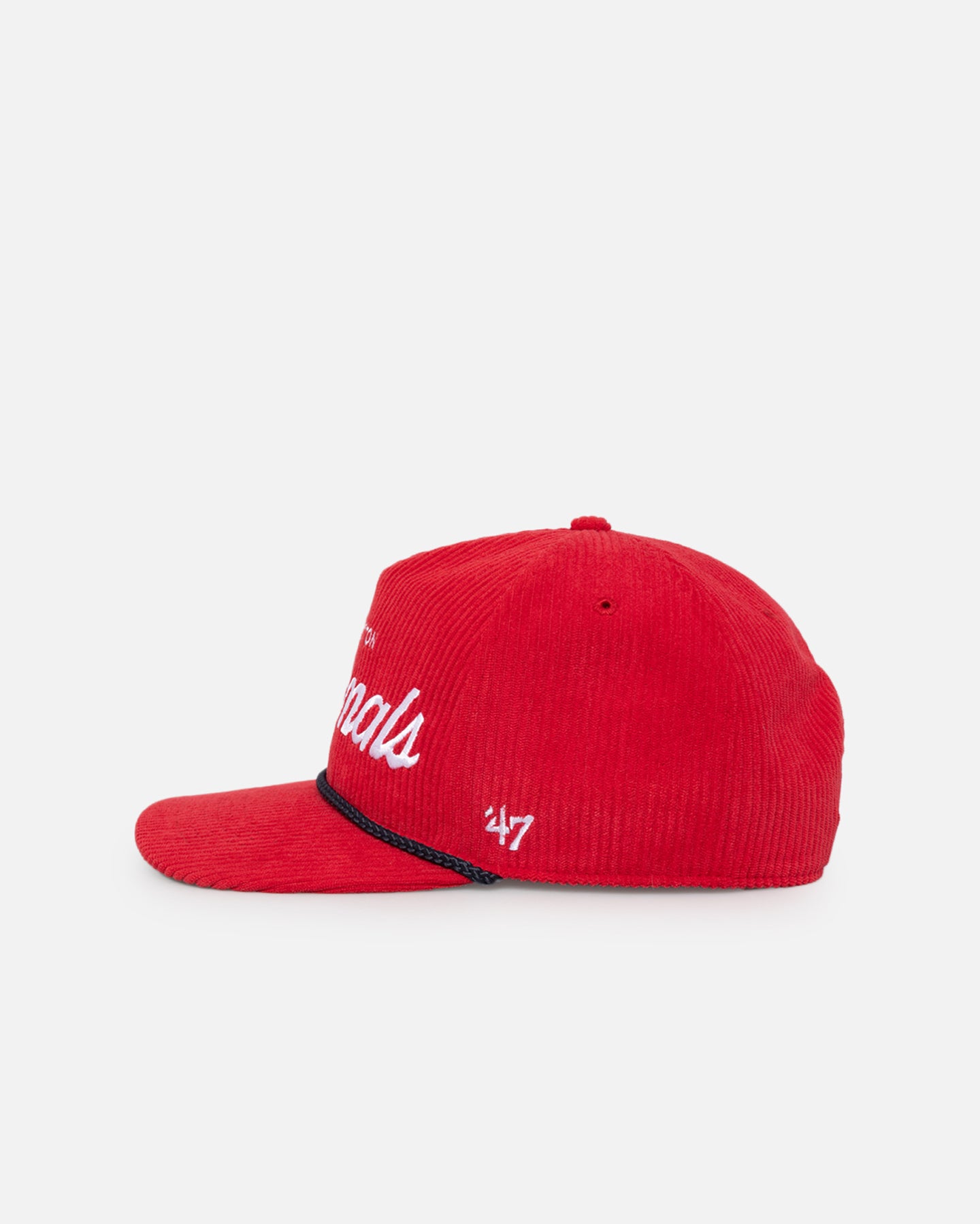 47 Brand Washington Nationals MLB Opening Day Snapback Hat - Adjustable Crossrope Hitch Design in Red - Perfect for Baseball Games, Fan Gear, and Casual Streetwear