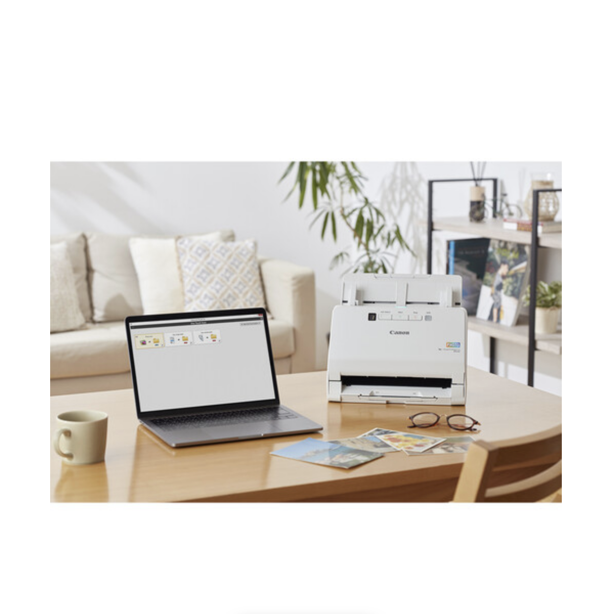 Canon imageFORMULA RS40 High-Speed Photo & Document Scanner with 20ppm - Perfect for Home Office, Business Receipts, and Archiving Family Photos