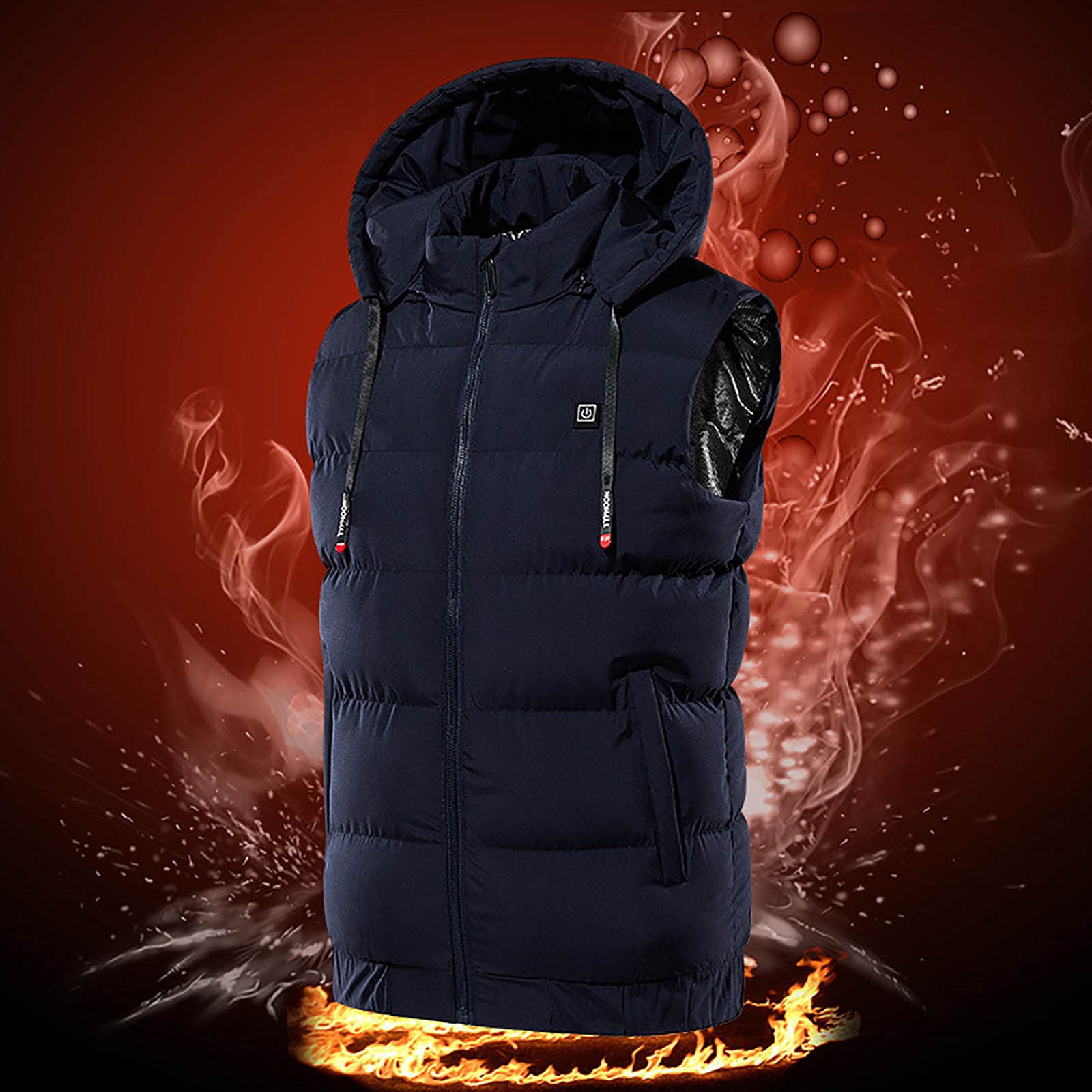 Lightweight USB Heated Vest for Women - Electric Heating Jacket with USB Charging for Outdoor Activities, Winter Sports & Cold Weather (Batteries Not Included)