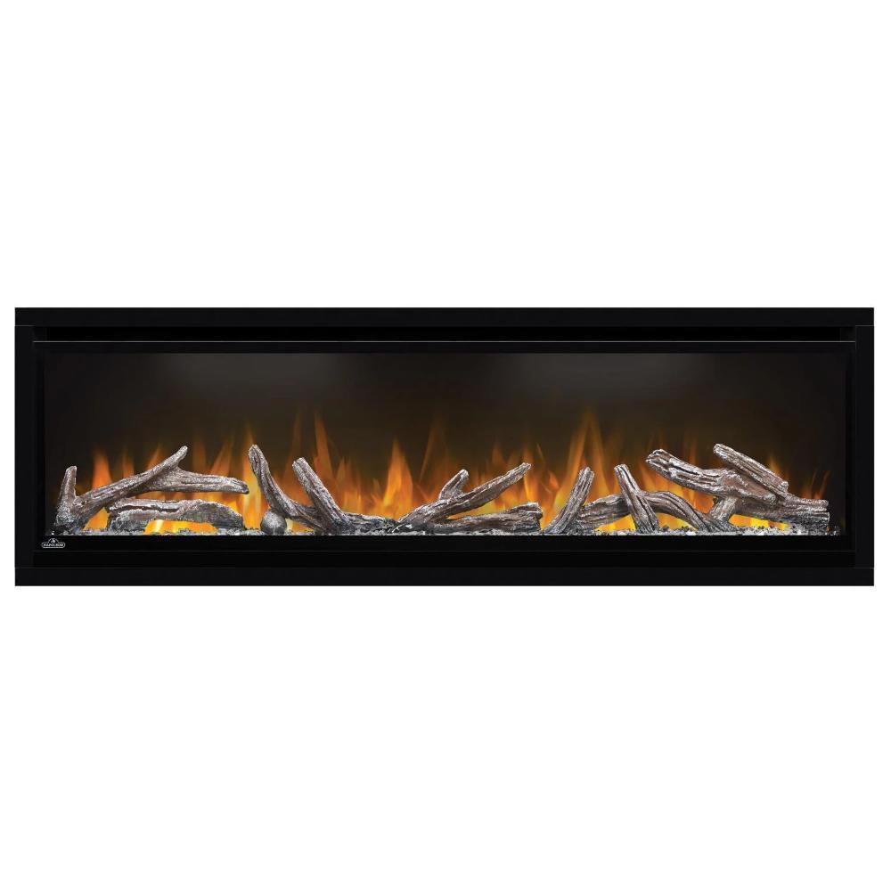 Napoleon Alluravision Deep Built-in Electric Fireplace - Wall Mounted or Recessed Installation for Cozy Home Ambiance | Perfect for Living Rooms, Bedrooms & Offices