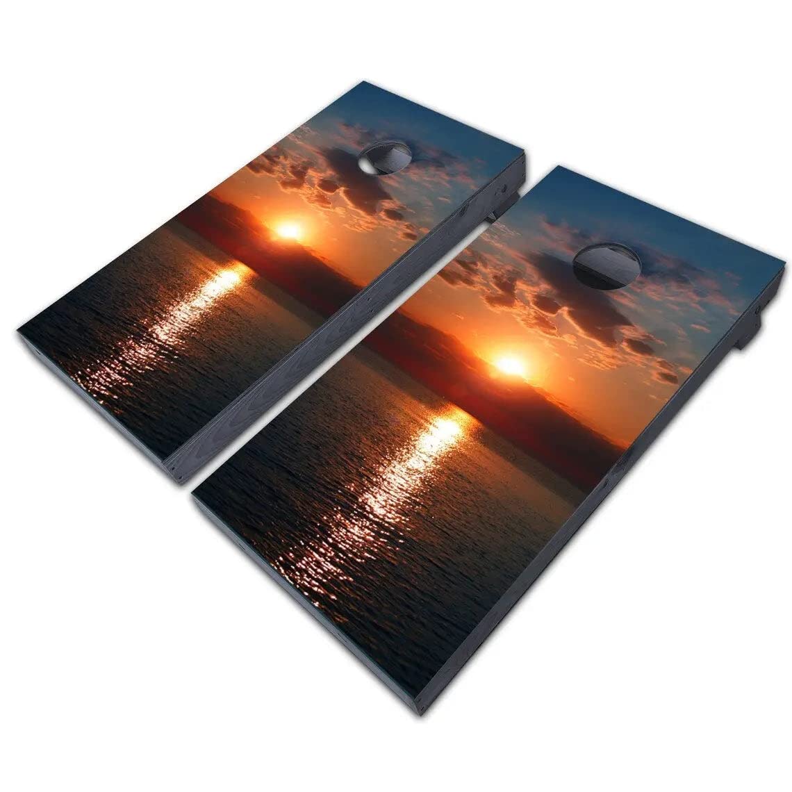 Premium KT Cornhole Board Tops - 2 Pack ACO/ACL Grade UV-Direct Printed 3/4