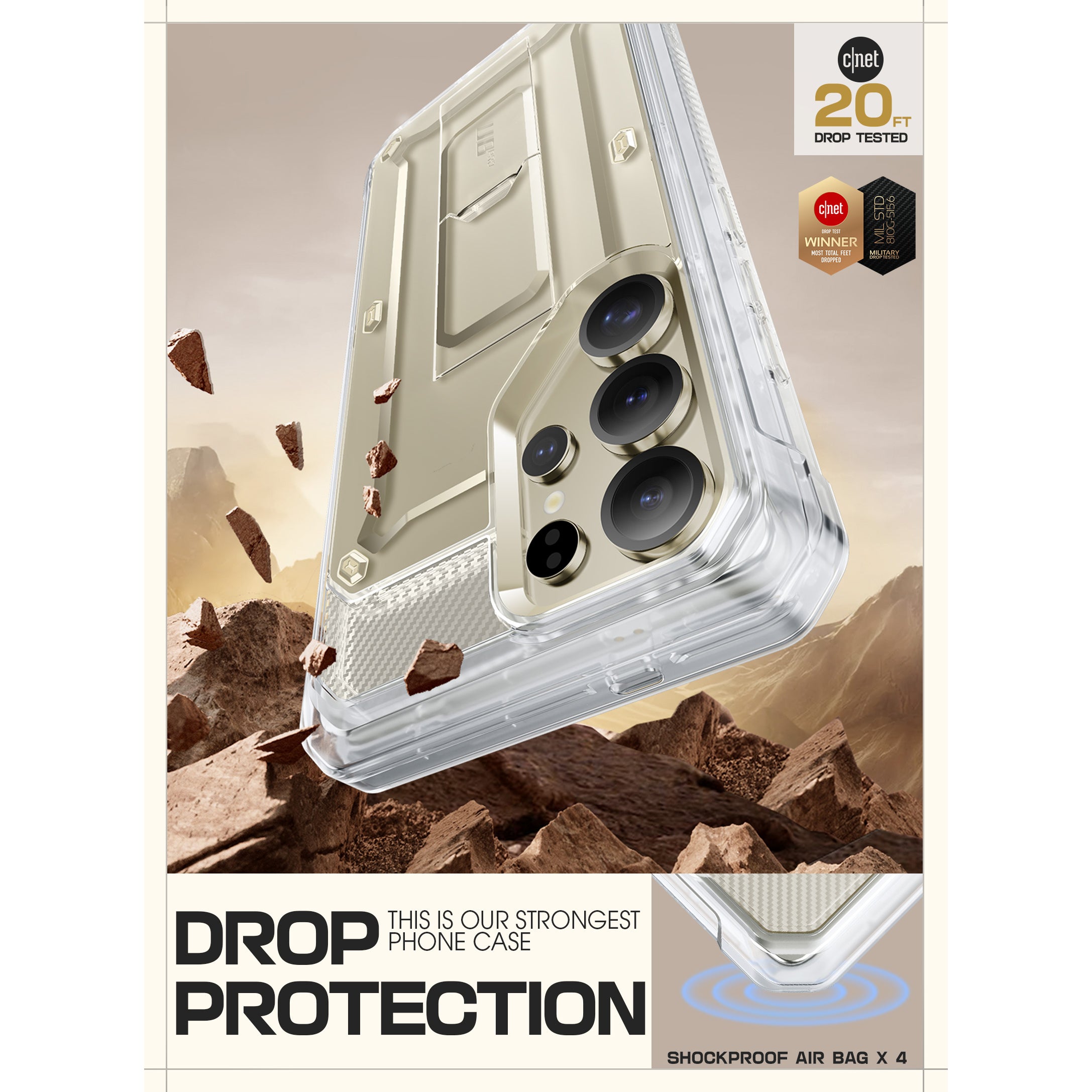 Samsung Galaxy S25 Ultra Unicorn Beetle PRO Case - Heavy Duty Clear Protective Cover with Military-Grade Drop Protection | Perfect for Outdoor Adventures, Construction Work & Extreme Sports