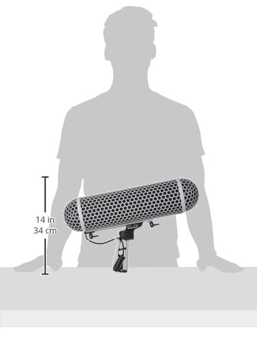 Professional Rode Blimp Windshield & Rycote Shock Mount Kit for Shotgun Microphones - Perfect for Outdoor Filmmaking, Vlogging, and Field Recording