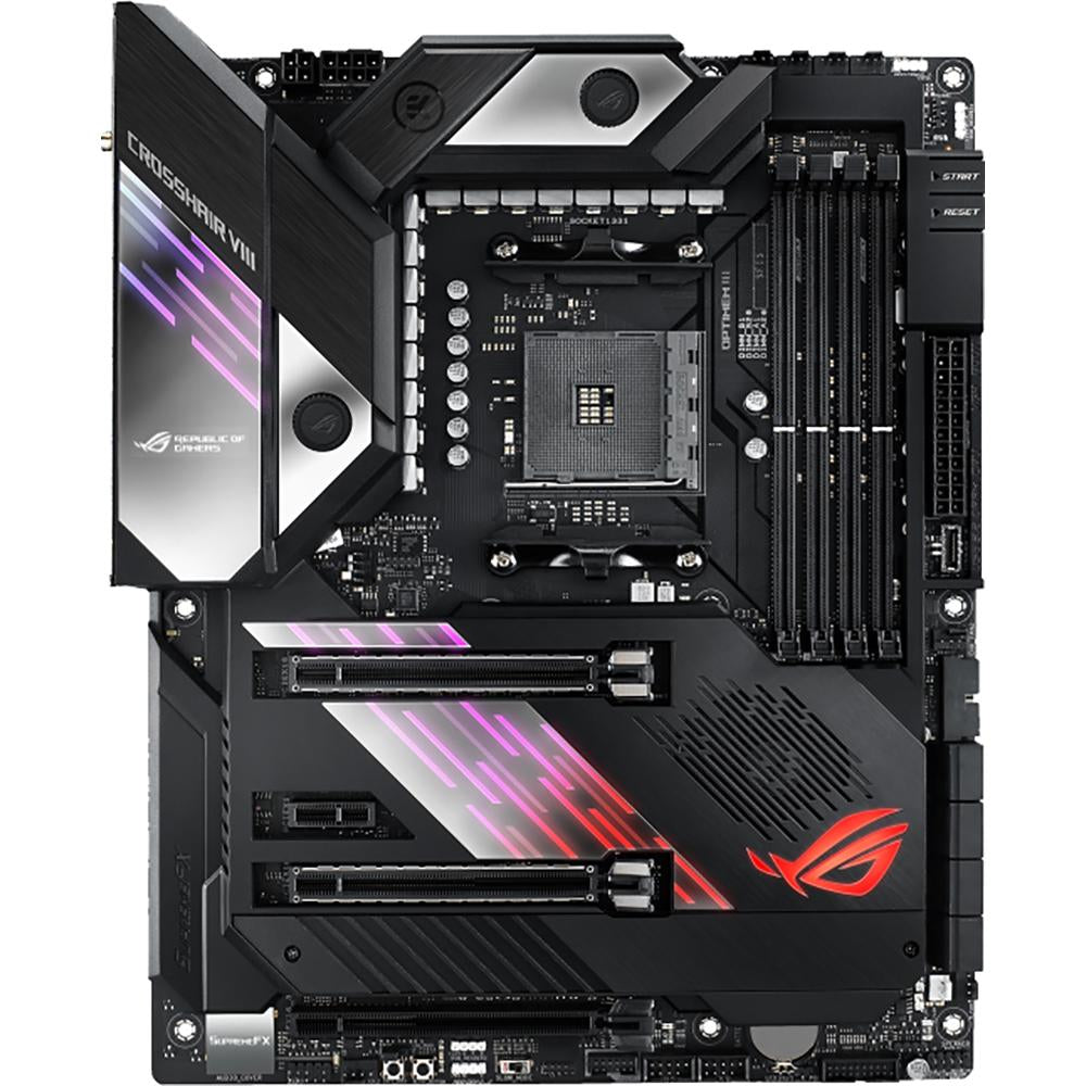 ASUS ROG Crosshair VIII Formula X570 ATX Motherboard - 3rd Gen AMD Ryzen AM4 Socket, RGB Lighting, WiFi 6, PCIe 4.0 - Perfect for Gaming PC Builds, Content Creation & High-Performance Workstations