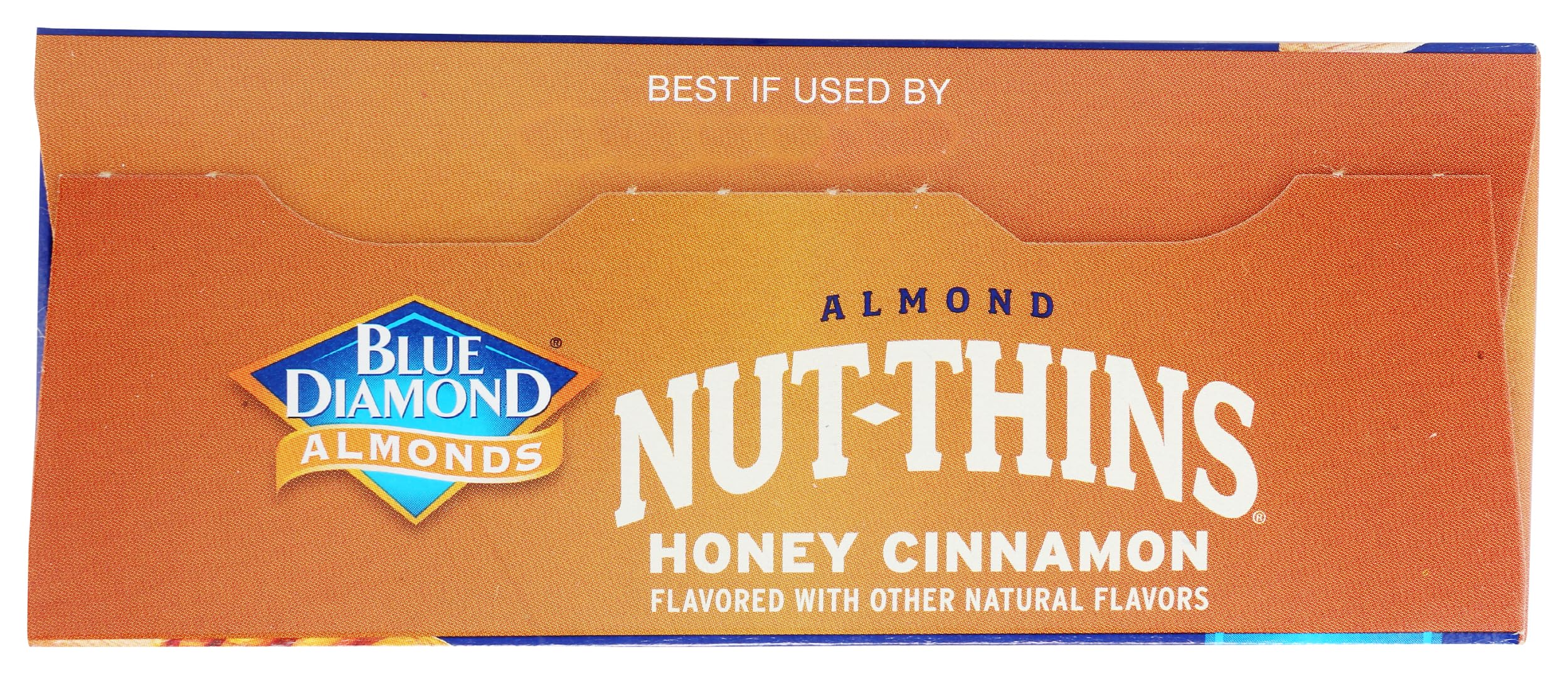 Blue Diamond Almonds Nut-Thins Gluten Free Cracker Crisps - Honey Cinnamon Flavor (4.25 oz) - Healthy Snack for Parties, Office & On-the-Go