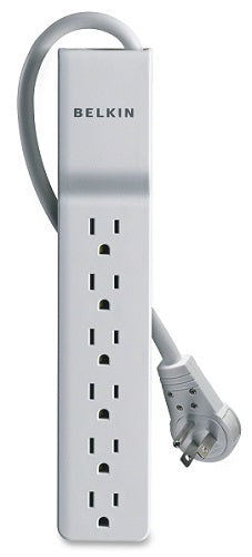 Belkin 720 Joule 6-Outlet Surge Protector with Rotating Plug - Power Strip for Home Office, Gaming Setup & Electronics Protection