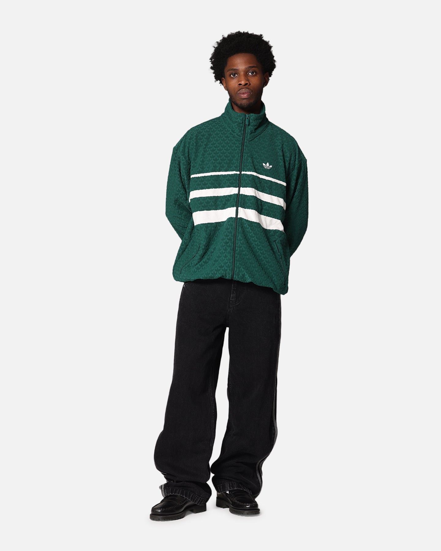 Adidas Adicolor Denim Firebird Pants for Men - True Black | Casual Streetwear & Athletic Joggers for Everyday Wear & Gym