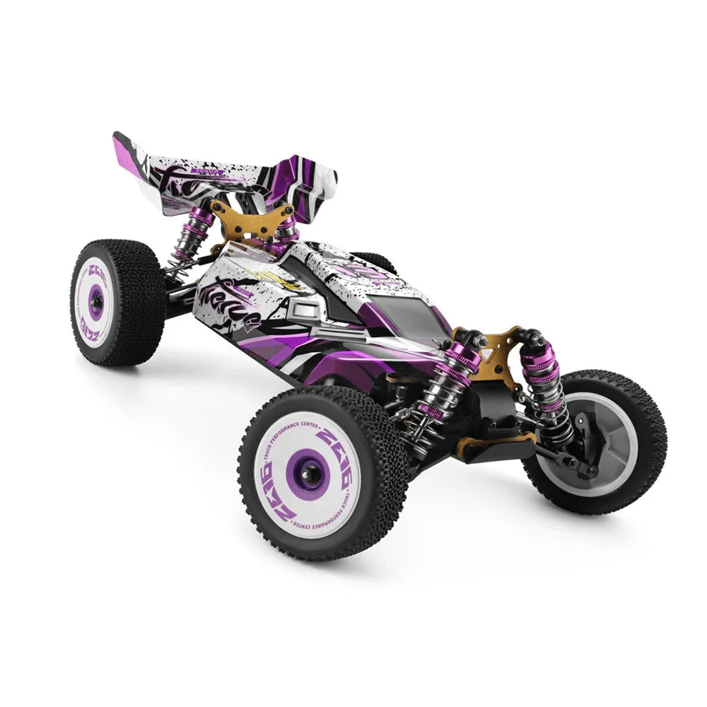 WLToys 124019 1/12 Scale 2.4G 4WD 60km/h High Speed RC Car with Metal Chassis - Off Road Climbing Truck for Kids & Adults - Perfect for Outdoor Racing, Backyard Driving & Off-Road Adventures