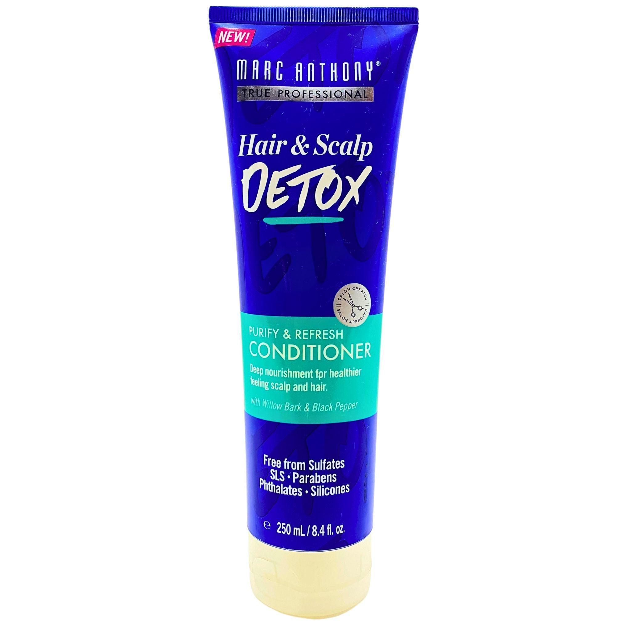 Marc Anthony True Professional Hair & Scalp Detox Conditioner 8.4 oz (80-Pack) - Deep Cleansing & Purifying for Healthy Hair - Perfect for Salon & Home Use