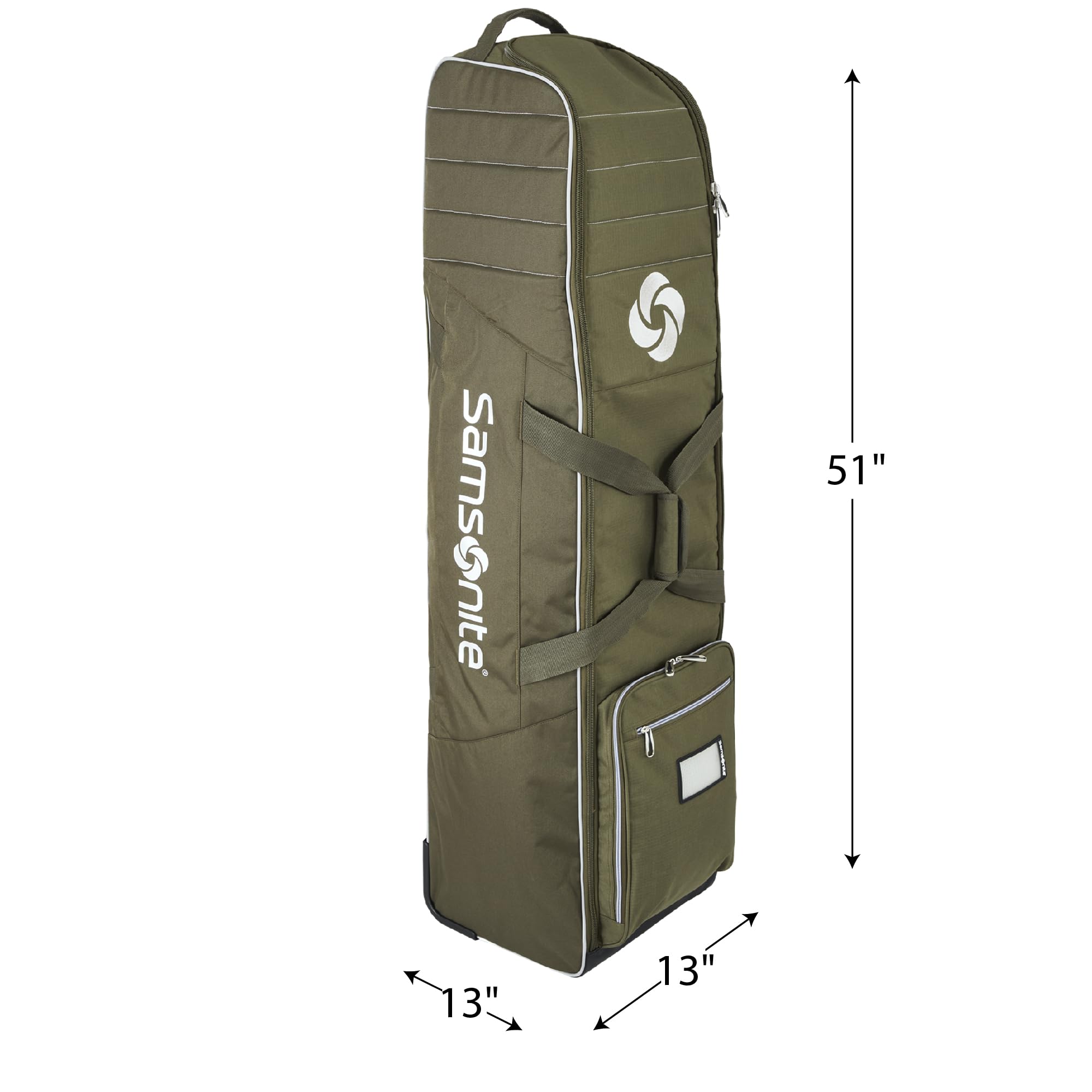 Samsonite Sofside Golf Travel Bag with Wheels - Durable Golf Club Carrier for Air Travel & Storage | Perfect for Golfers & Frequent Flyers