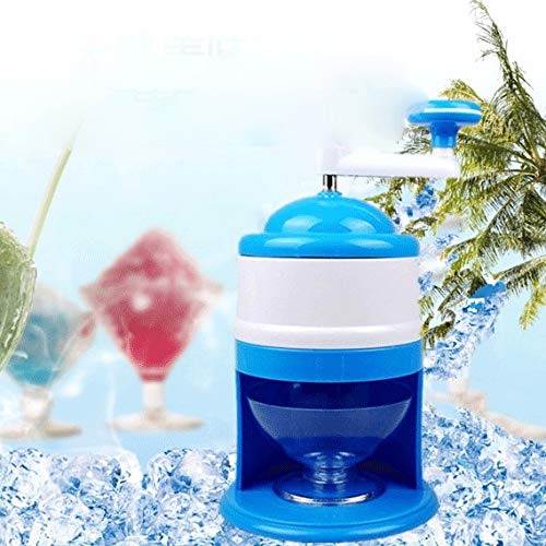Portable Manual Ice Crusher - DIY Ice Shaver for Snow Cones, Smoothies & Slushies - Handheld Home Ice Block Maker for Cocktails, Desserts & Party Drinks