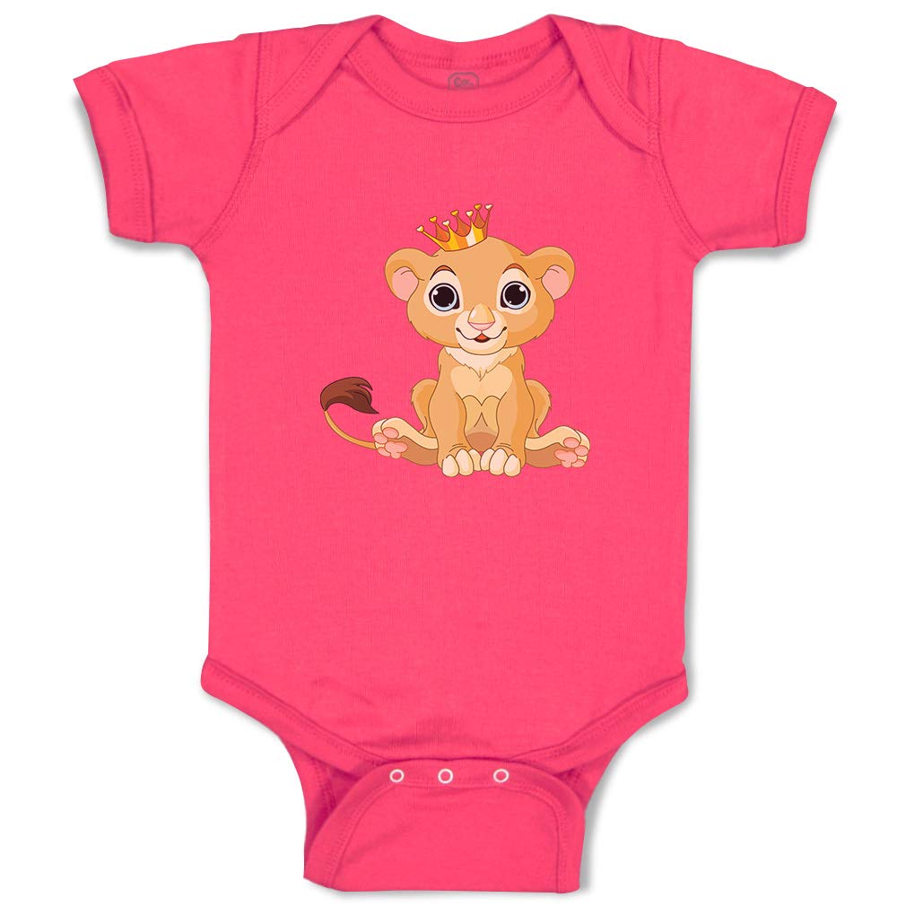 Custom Baby Lion Animal Bodysuit - Funny Cotton Baby Clothes for Boys & Girls | Perfect for Newborn Photoshoots, Birthday Gifts & Everyday Wear