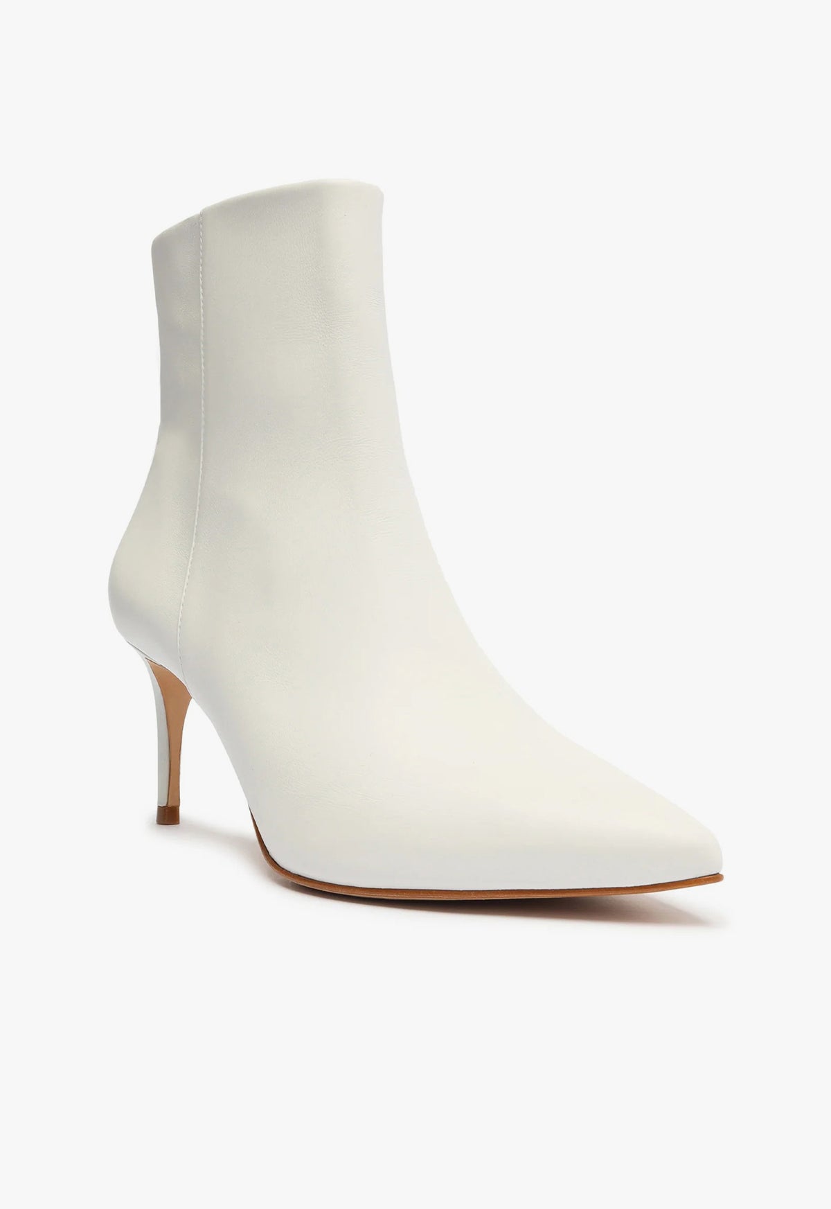 Magali Mid Leather Bootie - Women's Ankle Boots with Chunky Heel, Comfortable & Stylish for Fall/Winter Fashion - Perfect for Office, Date Night & Casual Outfits