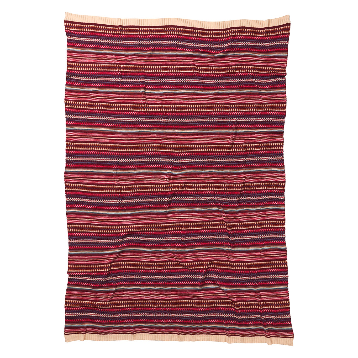 Arlette Knit Blanket - Soft & Cozy Scarlet Red Throw Blanket for Couch, Bed & Home Decor - Perfect for Winter, Gifts & Relaxation